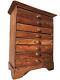 17 Vtg Carved Solid Wood Chest Drawers Spice Apothecary BoxMahogany Walnut