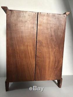 17 Vtg Carved Solid Wood Chest Drawers Spice Apothecary BoxMahogany Walnut