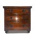 1830 Antique English Mahogany Miniature Chest Of Drawers