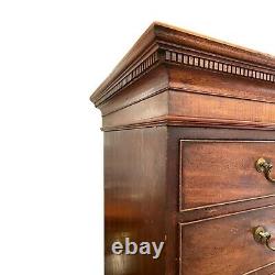 18th Century English George III Mahogany Chest On Chest