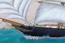 19th Century Continental Mahogany Maritime Chest