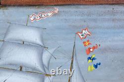 19th Century Continental Mahogany Maritime Chest
