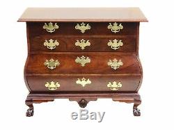 20th C Baker Mahogany Bombe / Kettle Dresser / Chest Antique Chippendale Style