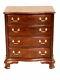 20th C Chippendale Antique Style 4 Drawer Mahogany Bachelors Chest / Dresser