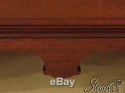 28502E BARTLEY COLLECTION Narrow Chippendale Mahogany 2 Piece Chest On Chest