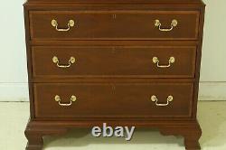 32675EC COUNCILL CRAFTSMEN Chippendale Mahogany High Chest Of Drawers