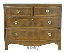 33246EC HENREDON Aston Court Collection Bow Front Mahogany Chest