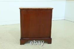 50883EC BAKER 4 Drawer Banded Mahogany Bachelor Accent Chest