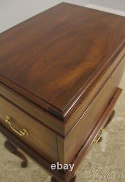 57431EC HENKEL HARRIS Mahogany Queen Anne Fall Front Silver Chest