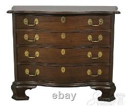 57500EC Serpentine Curved Chippendale Style Front Mahogany Chest