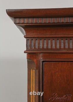 57687EC BAKER Inlaid Mahogany Serpentine Front Chest Of Drawers