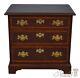 59884EC BAKER 3 Drawer Banded Mahogany Accent Chest