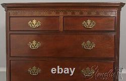 59924EC BAKER Chippendale Style Mahogany Chest Of Drawers