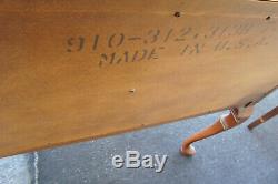 61129 Antique HEIRLOOM Solid Mahogany 3 piece High Boy Dresser Chest