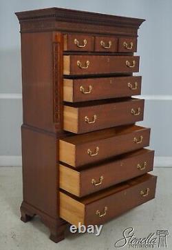 61276EC COUNCILL CRAFTSMEN Chippendale Mahogany High Chest