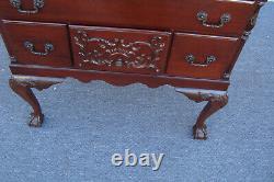 61676 Solid Mahogany High Boy Dresser Chest