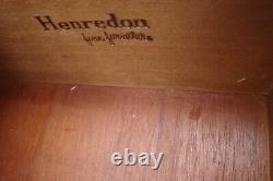 61865 Oriental CAMPAIGNE HENREDON Sideboard Server Cabinet Bar Cart Chest