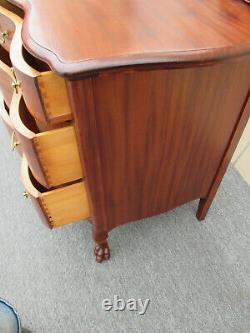 62314 Antique Mahogany Dresser Chest with Mirror