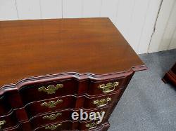 63286 Mahogany COUNCILL Craftsmen Furniture Block Front Bachelor Chest Dresser