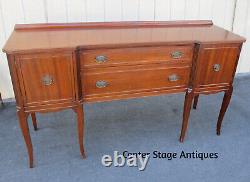 63302 Antique Mahogany Sideboard Server Cabinet Chest