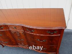 63599 Antique Mahogany High Chest + Dresser with Mirror