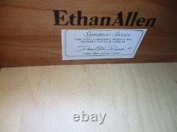 63765 ETHAN ALLEN Mahogany Low Boy Dresser Chest