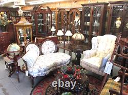64070 Antique Burled Mahogany High Chest Dresser