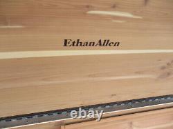 64147 ETHAN ALLEN Mahogany Blanket Cedar Chest Storage Cabinet