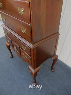 64304 ETHAN ALLEN Mahogany High Boy Dresser Chest