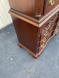 64886 THOMASVILLE Mahogany 2 piece High Chest Dresser