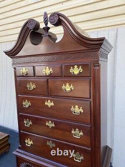 64886 THOMASVILLE Mahogany 2 piece High Chest Dresser