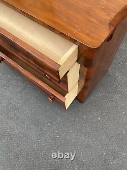 65494 Burled Mahogany Washstand Chest