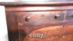 ANTIQUE 19th CENTURY CHILDS OR YOUTH SIZE AMERICAN EMPIRE 6 DRAWER CHEST