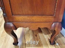 ANTIQUE 20th C American EMPIRE Style Mahogany TALL CHEST of 5 Drawers DRESSER