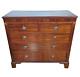 ANTIQUE Early 19th C ENGLISH Mahogany & Satinwood CHEST Drawers DRESSER COMMODE