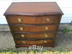 ANTIQUE Mahogany Bachelors Chest 1940s Very Nice
