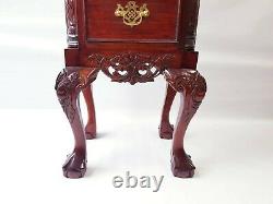 A RARE MAHOGANY/ ANTIQUE Tallboy chippendale style Chest of Drawers Claw feet