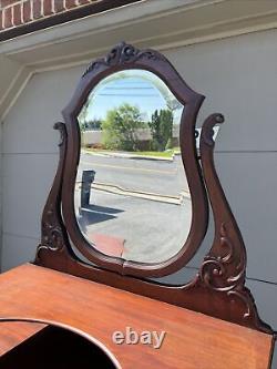 A Rare Antique R. J. Horner Mahogany Lingerie Chest With Mirror, Circa 1900