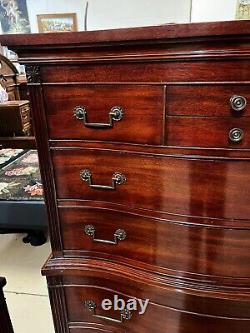 American Mahogany Chest of Drawers 1940's Duncan Phyfe Style Pair Available