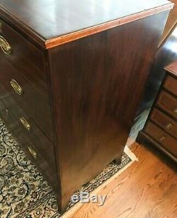 Antique 18th Century George III Mahogany Chest of Drawers Shipping Available