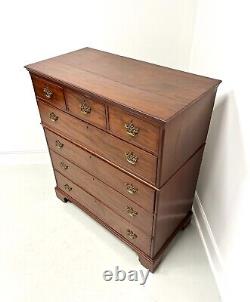 Antique 18th Century Mahogany Chippendale Extra-Large Chest on Chest