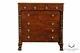 Antique 19th Century American Empire Mahogany Claw Foot Chest of Drawers