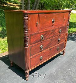 Antique 19th Century Empire Butler's Chest Shipping Available