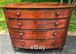 Antique 19th Century Federal Sheraton Chest of Drawers Shipping Available
