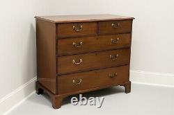 Antique 19th Century Mahogany Chippendale Five Drawer Chest