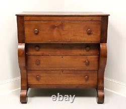 Antique 19th Century Mahogany Empire Chest of Drawers