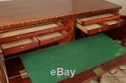Antique 19th Century Mahogany Inlaid Butlers Chest