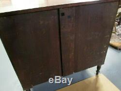 Antique American Bow Front Federal N. E. Chest In Early Finish & Priced To Sell