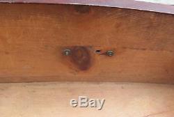 Antique American Federal Mahogany Bowfront Chest Of Drawers Circa 1800