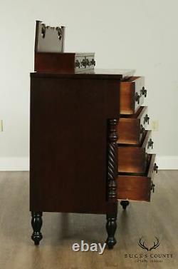 Antique American Federal Mahogany Chest of Drawers